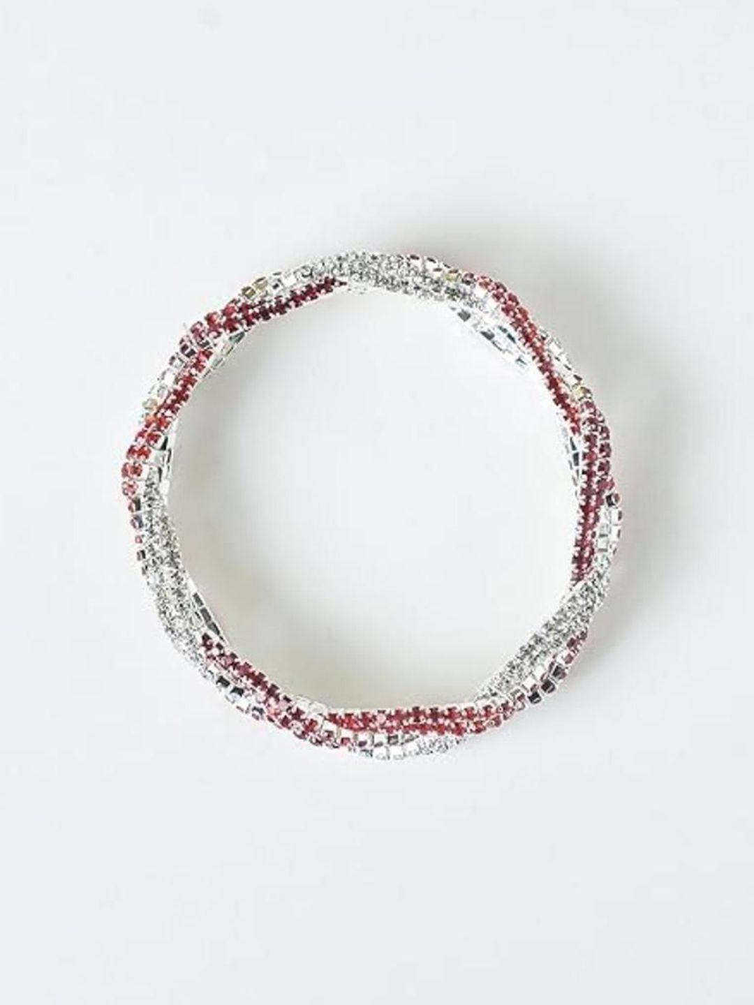 SALTY Artificial Stones Studded Elasticated Bracelet
