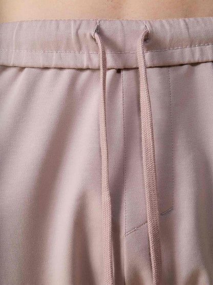 Men Dusty Pink Wide Leg Joggers