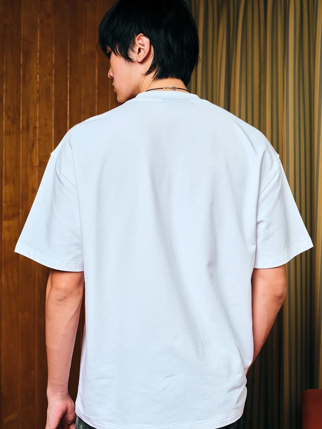 Men Naruto Printed Oversized T-shirt