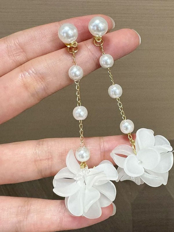 Floral Drop Earrings