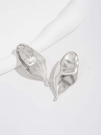 Silver-Plated Contemporary Shaped Studs