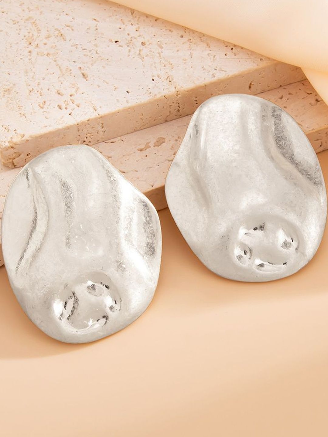Women Silver Studs Earrings