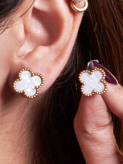 SALTY Pack of 2 Women Champagne Wishes Studs