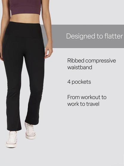 Women High Waist The Ultimate Flare Track Pants - Regular
