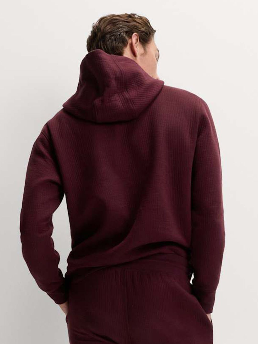 Cotton Rich Quilted Hoodie
