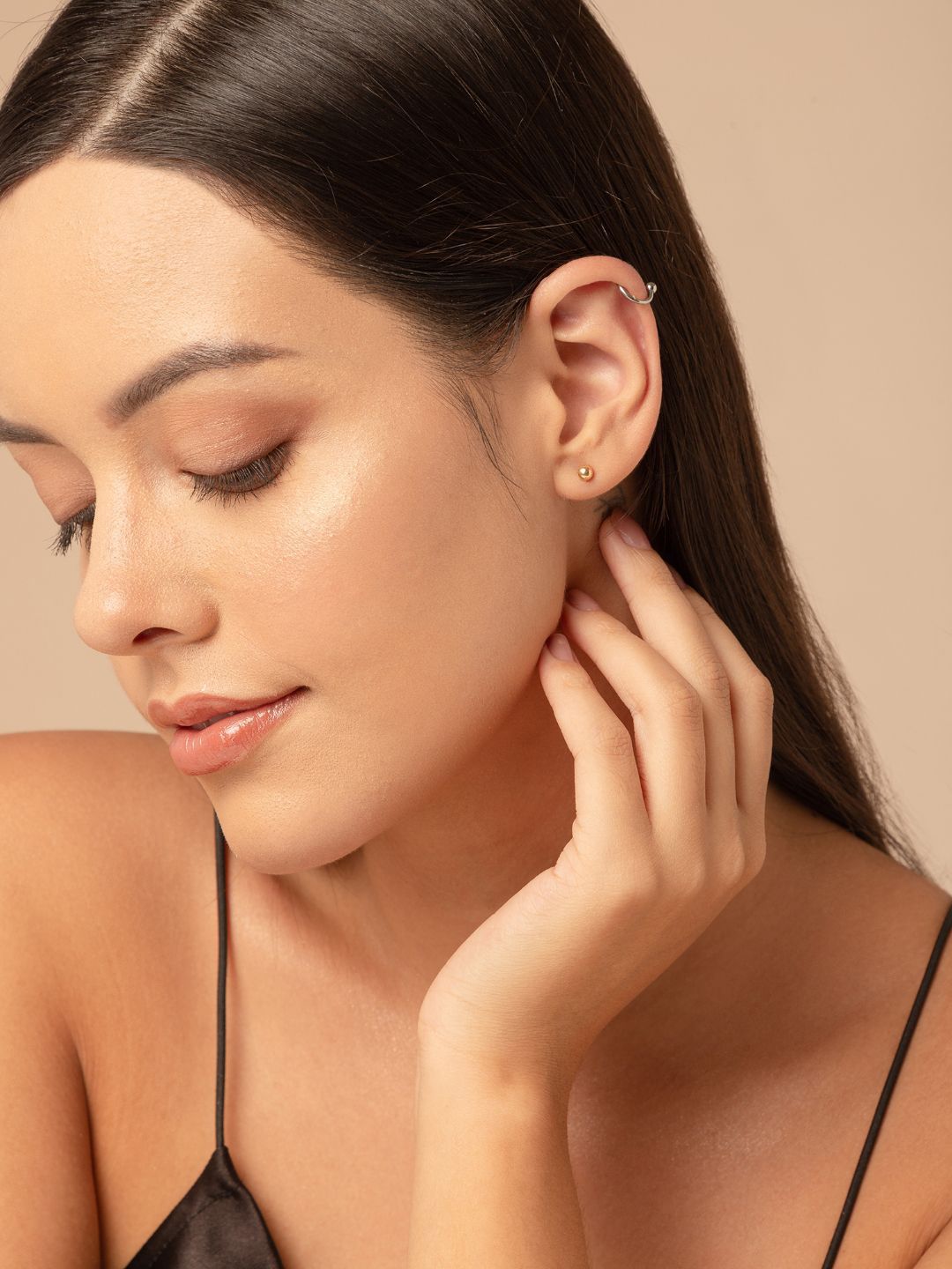 SALTY Set Of 10 Stud & Hoops Earrings