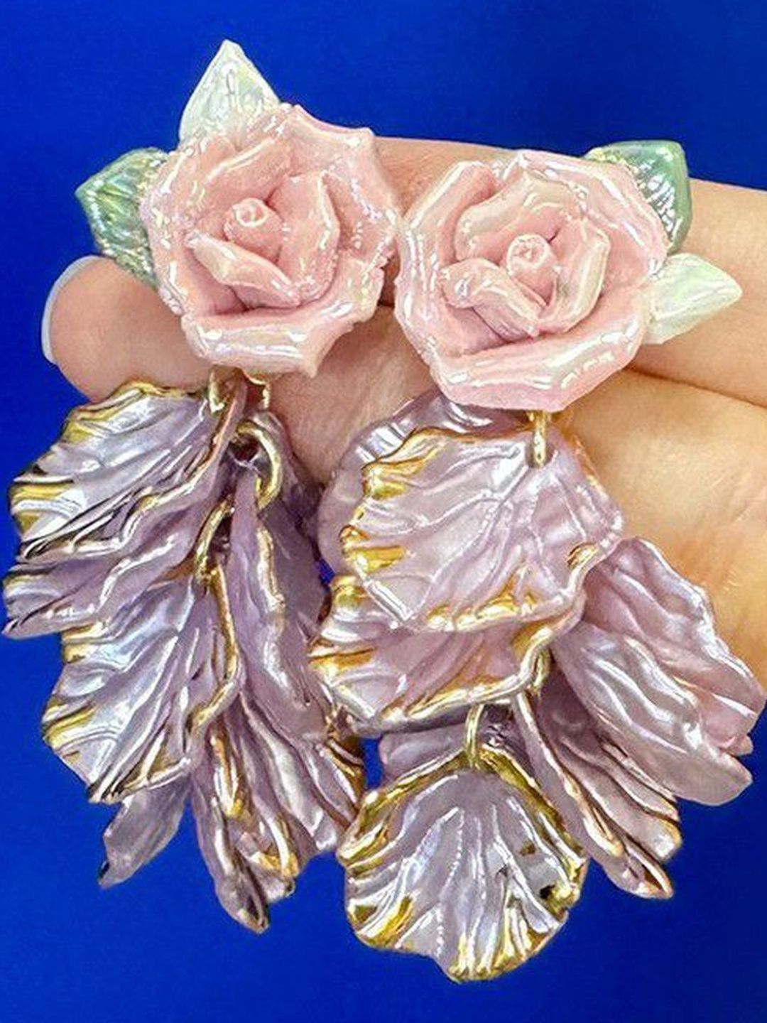 Floral Drop Earrings