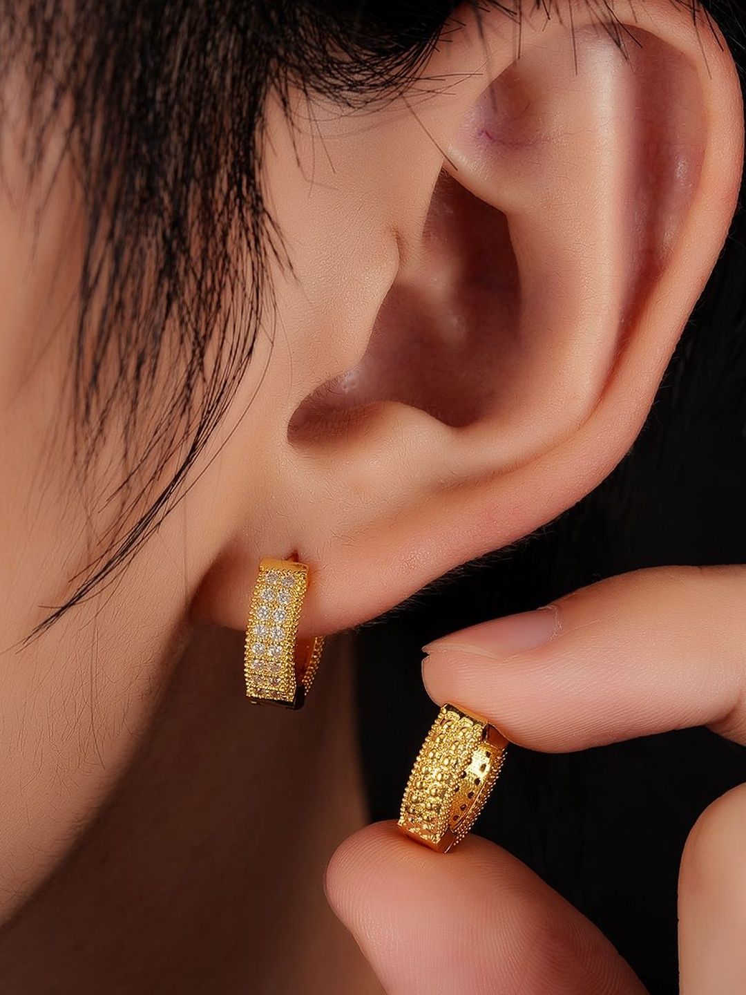 Circular Hoop Earrings