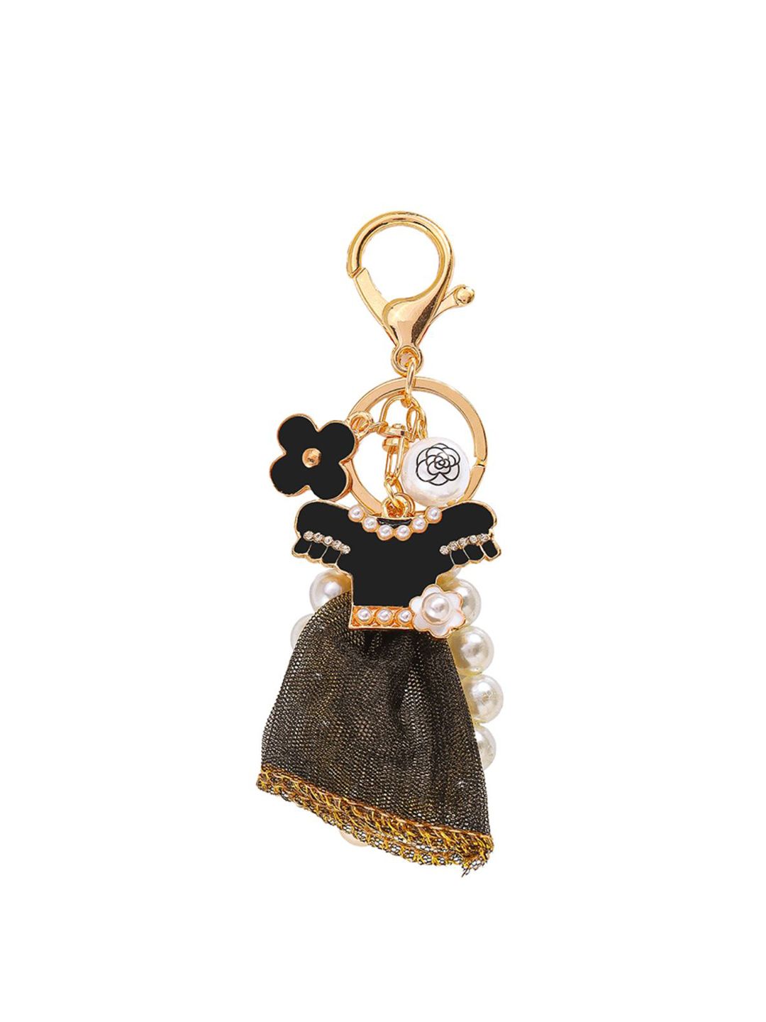 SALTY Pearls & Flowers Bag & Purse Charm