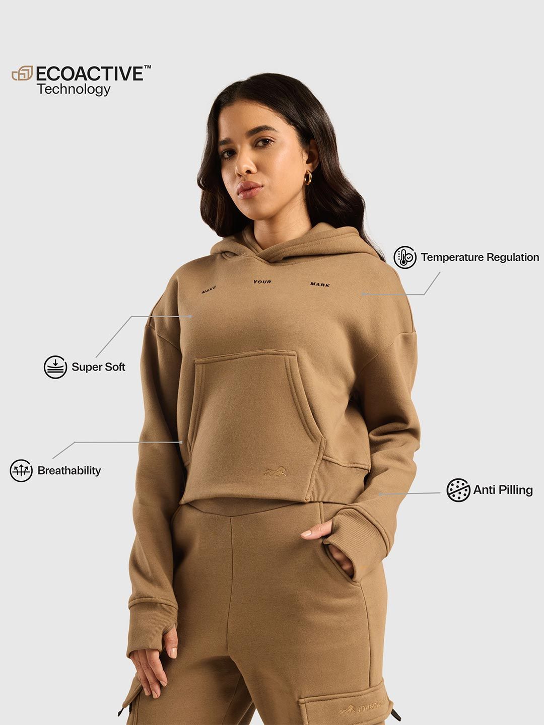 Women Cloud Ease Oversized Hooded Sweatshirt