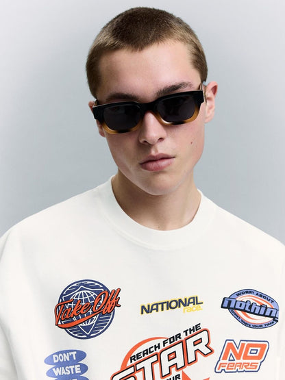 Graphic Printed Cotton T-shirt
