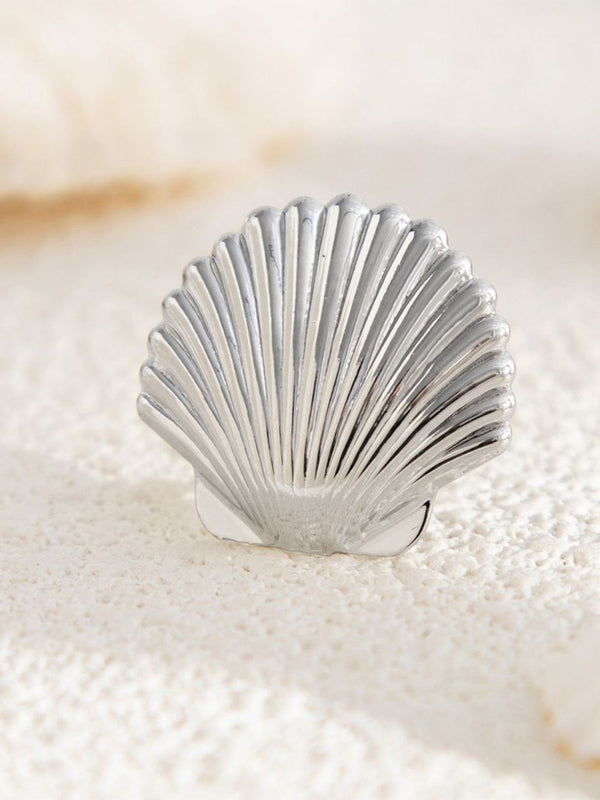 Silver-Plated Contemporary Studs