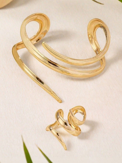 Gold-Plated Jewellery Set