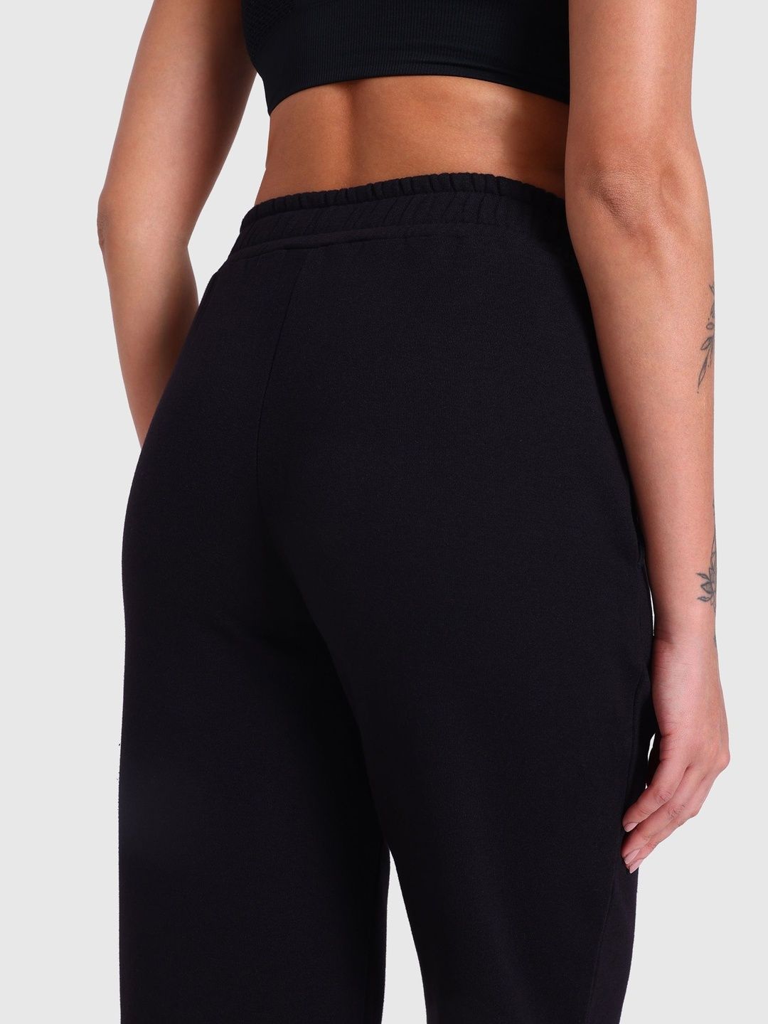 Women MId-Rise Wide Leg Track Pants