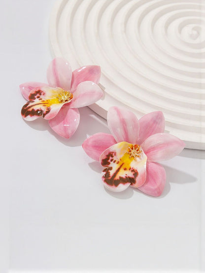 Women Floral Studs Earrings