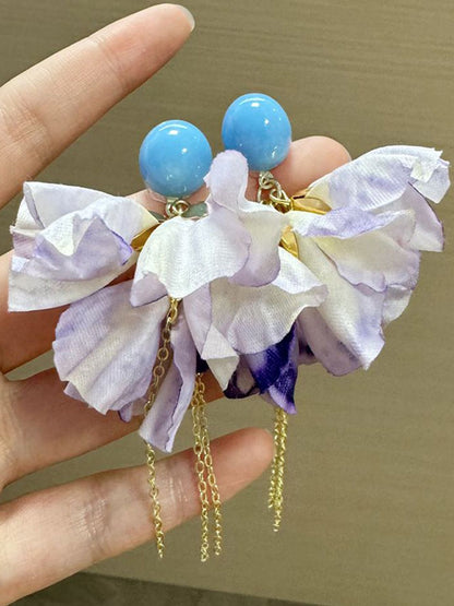 Artificial Beads Beaded Quirky Drop Earrings