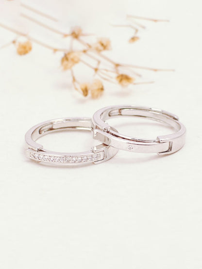 SALTY Set Of 2 Taken By me Secret Stylish Adjustable Finger Ring