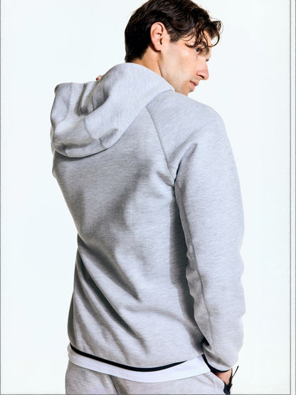 Regular Fit Sports Zip-Through Hoodie In Drymove