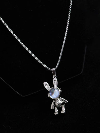 SALTY Pack of 2 Men Spaceman Stainless Steel Chain