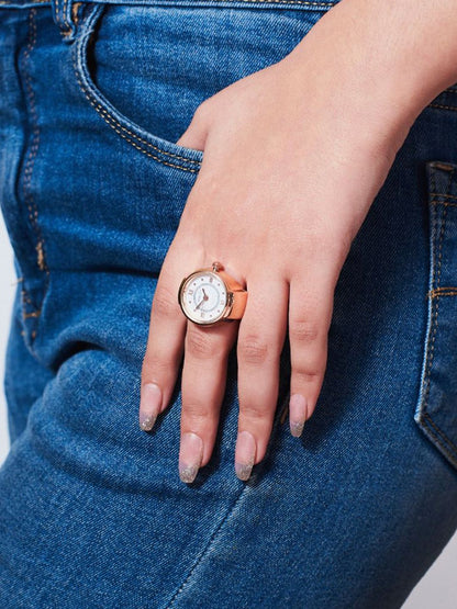 SALTY Set Of 2 Girl Boss Watch Finger Rings