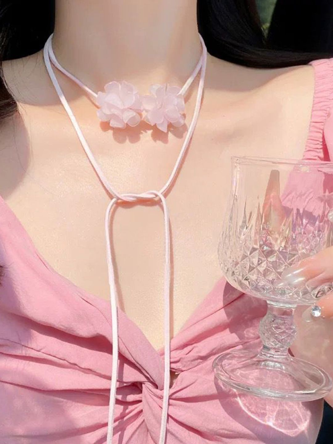 Women Minimal Western Synthetic Necklace