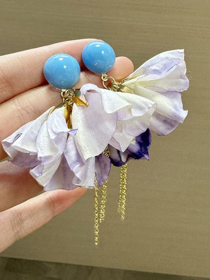 Artificial Beads Beaded Quirky Drop Earrings