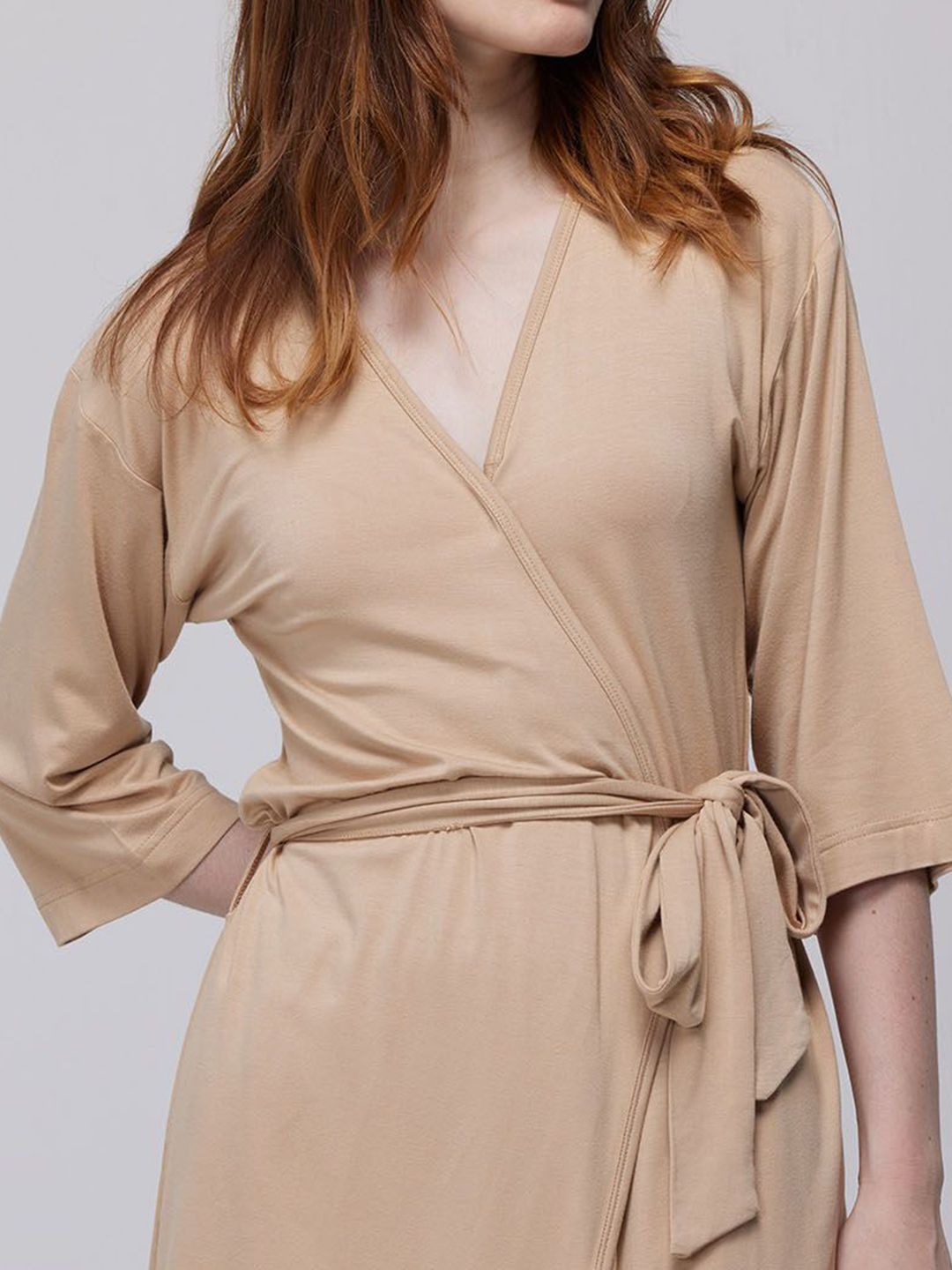 Cava Sand Ease Wrap Top