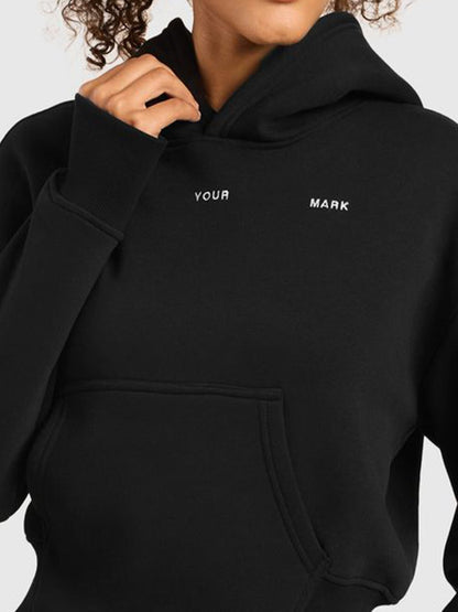 Women Cloud Ease Oversized Cropped Hoodie