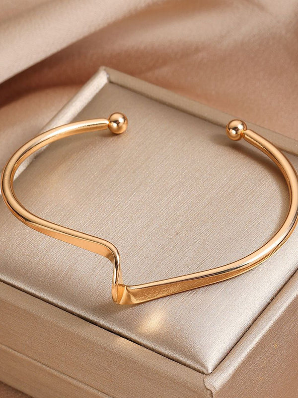 Gold-Plated Cuff Bracelet