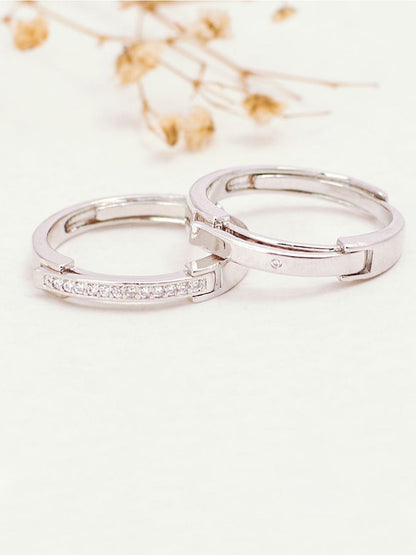 SALTY Cos-Sin Coded Couple Stylish Adjustable Finger Ring