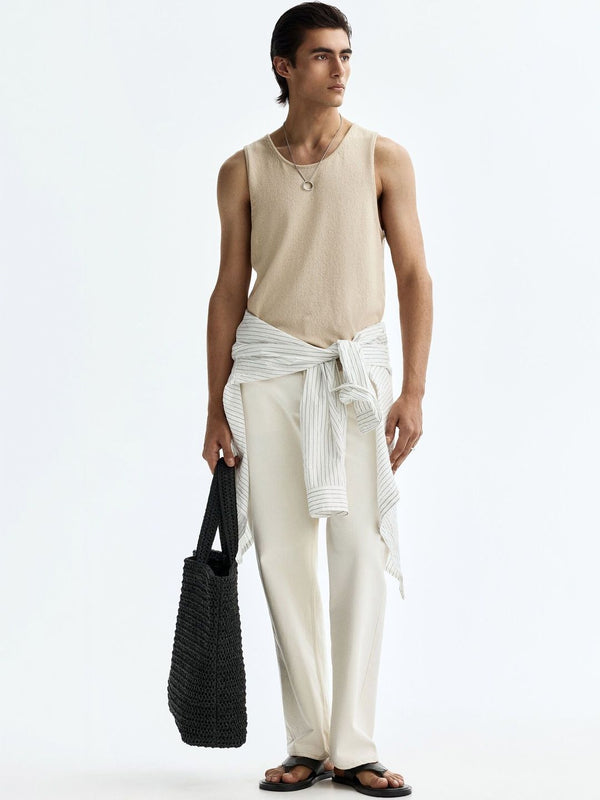 Regular Fit Knitted Vest Top