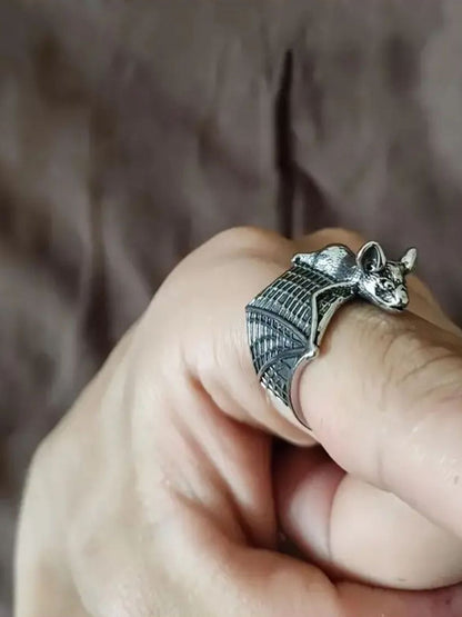 SALTY Spooky Bat Adjustable Finger Ring