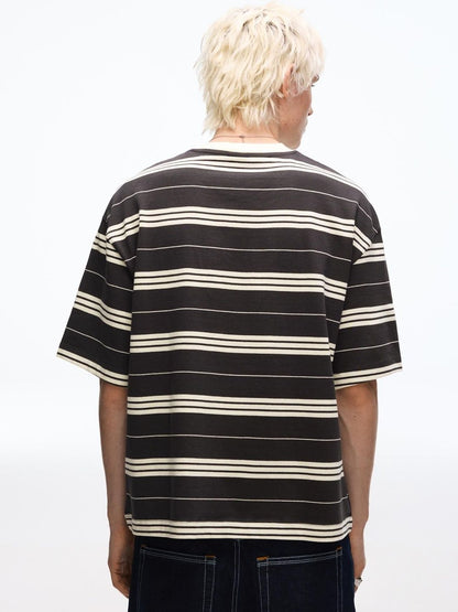Short sleeve boxy print T-shirt