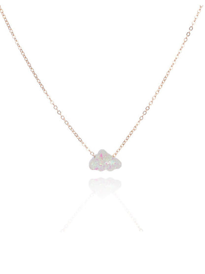 SALTY Dreamy Cloud Pendant Minimal Necklace