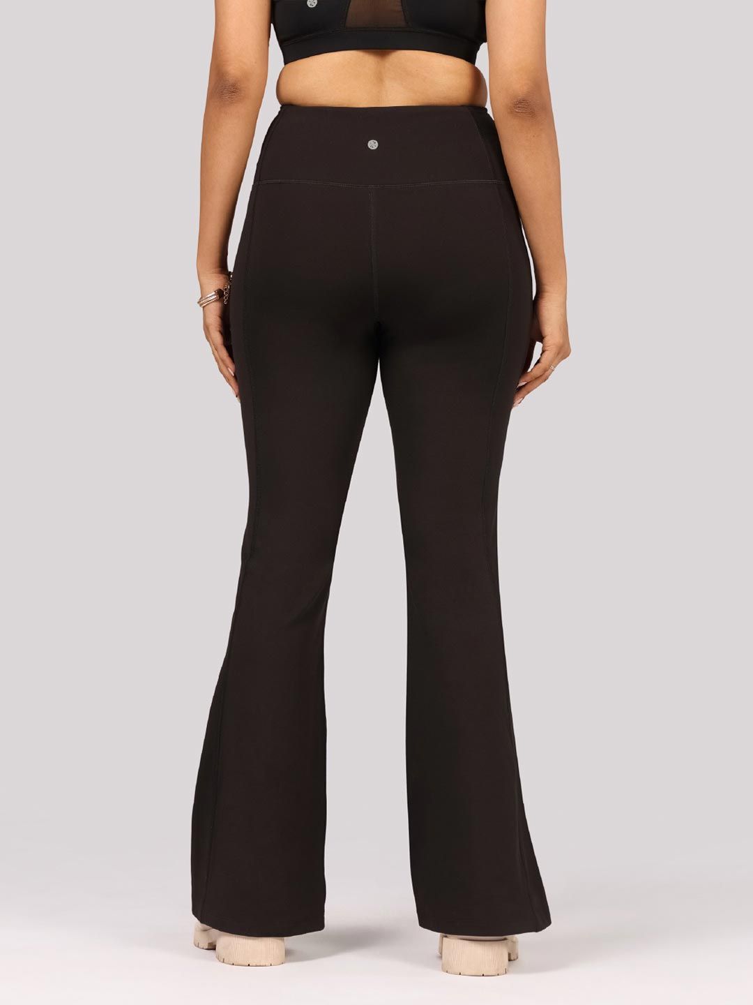 Women Flared High-Rise Trousers