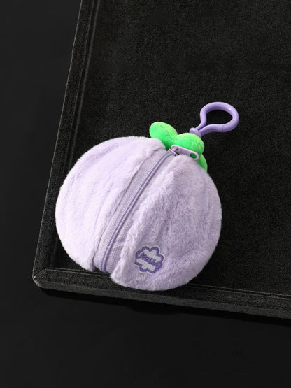 SALTY Mini Furry Zipper Pouch Bag Charm