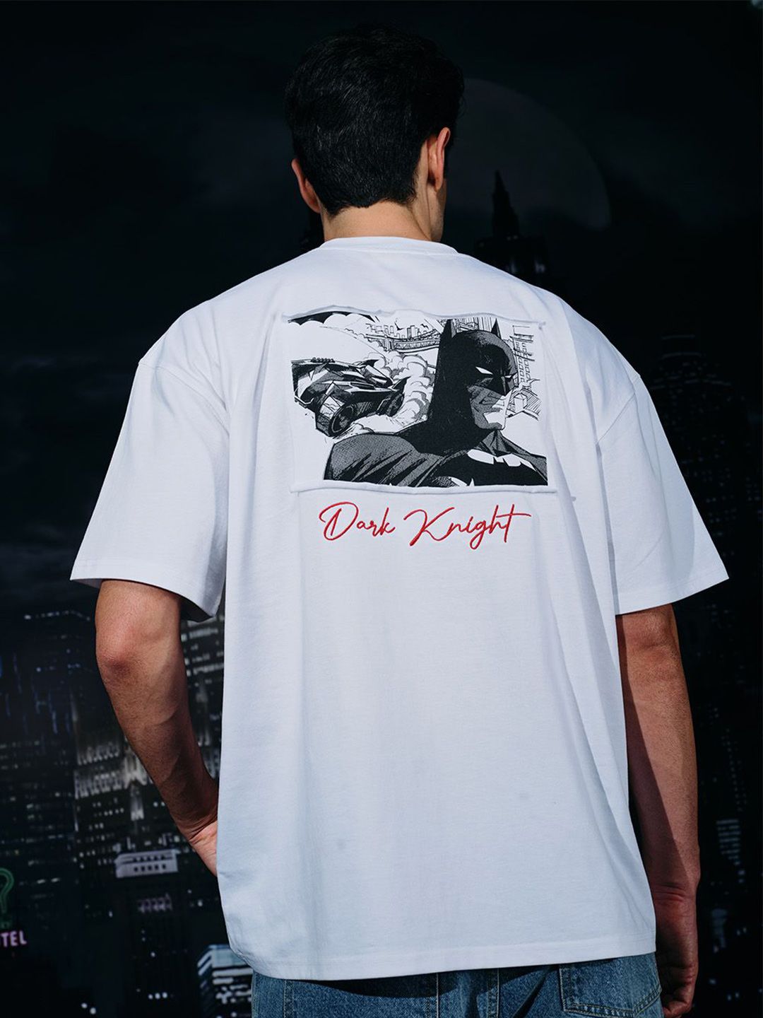 Men Batman Printed Pockets T-shirt