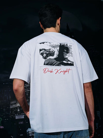 Men Batman Printed Pockets T-shirt