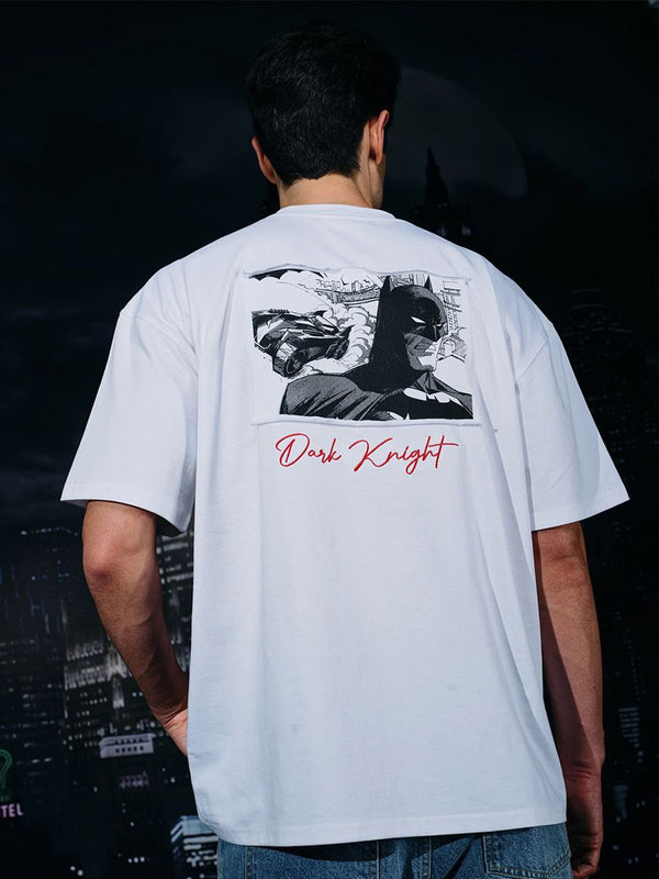 Men Batman Printed Pockets T-shirt