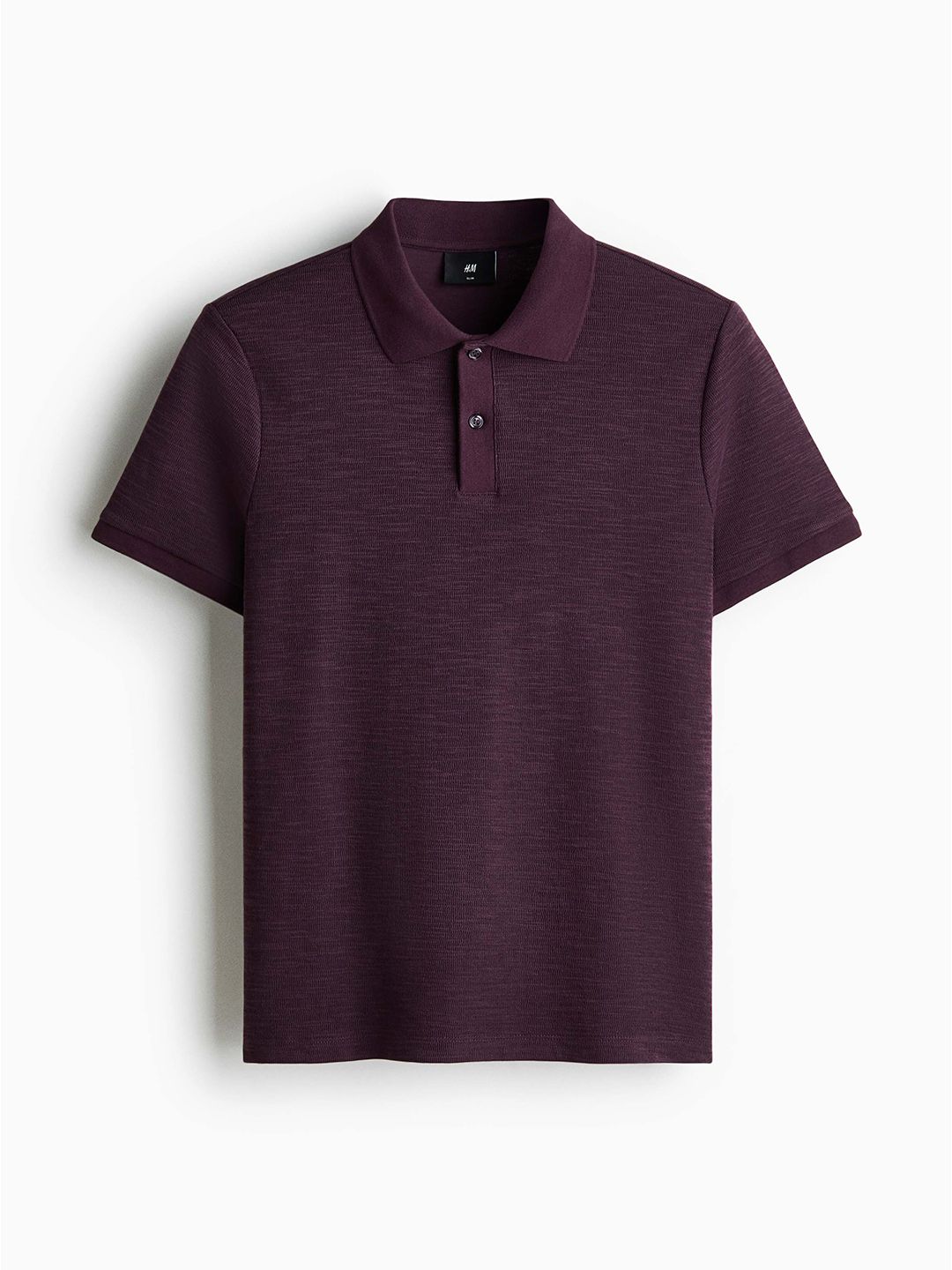 Slim Fit Jacquard-Knit Polo Shirt