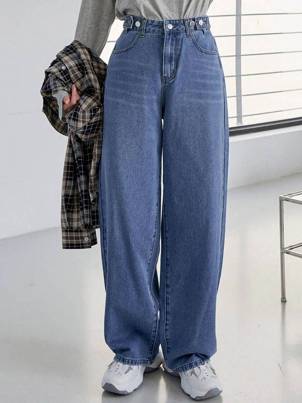 Women High-Rise Straight Fit Stretchable Jeans