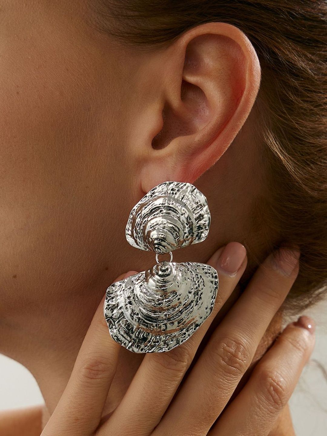 Oval Drop Earrings