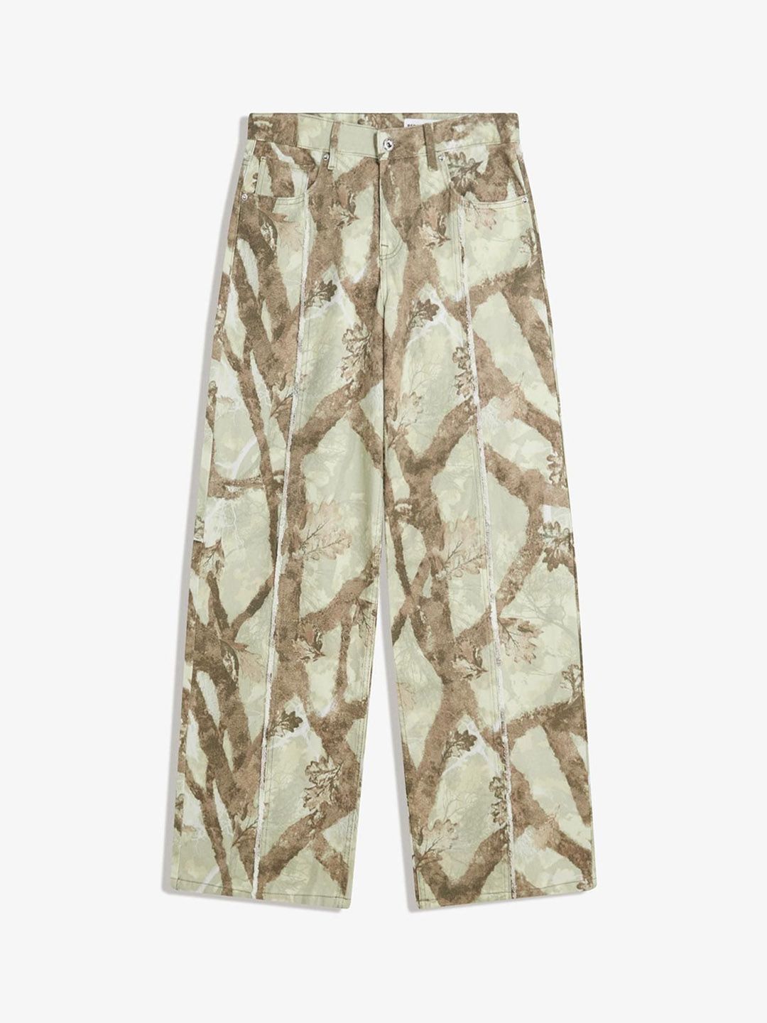 Women Geometric Printed Jeans