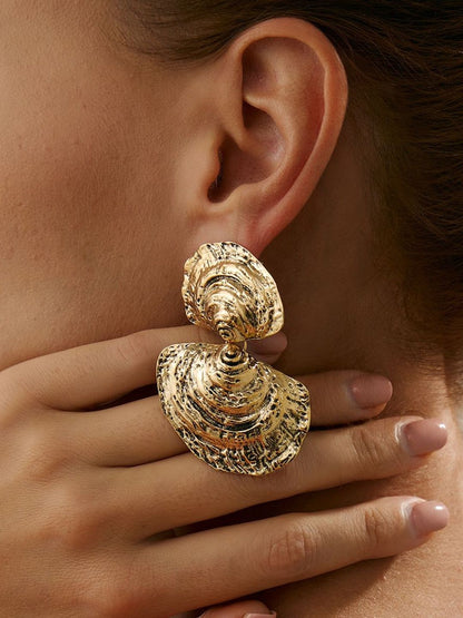 Oval Drop Earrings