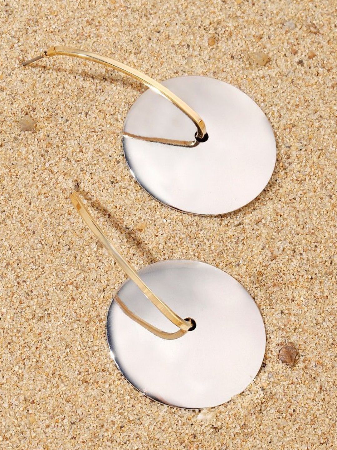 SALTY Contemporary Half Hoop Earrings