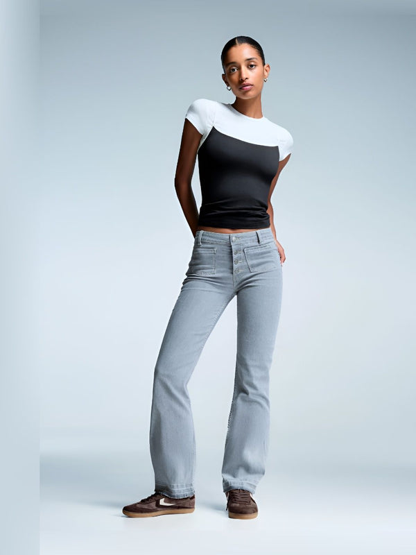 Women Flared Mid-Rise Jeans