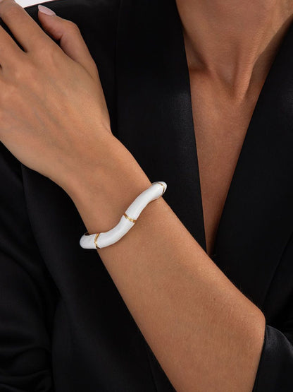 Women Gold-Plated Kada Bracelet