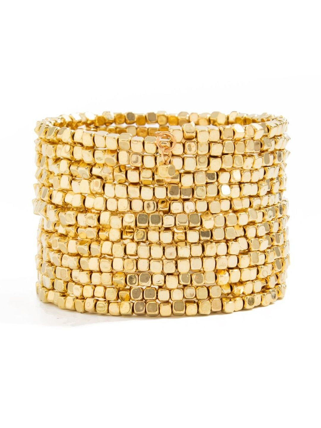 Women Gold-Plated Wraparound Bracelet