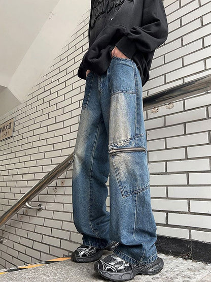 Men Relaxed Fit Mid-Rise Light Fade Jeans