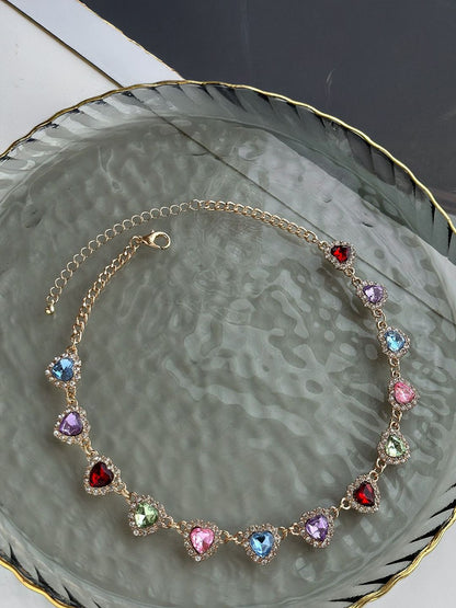 Gold-Plated Enamelled Necklace